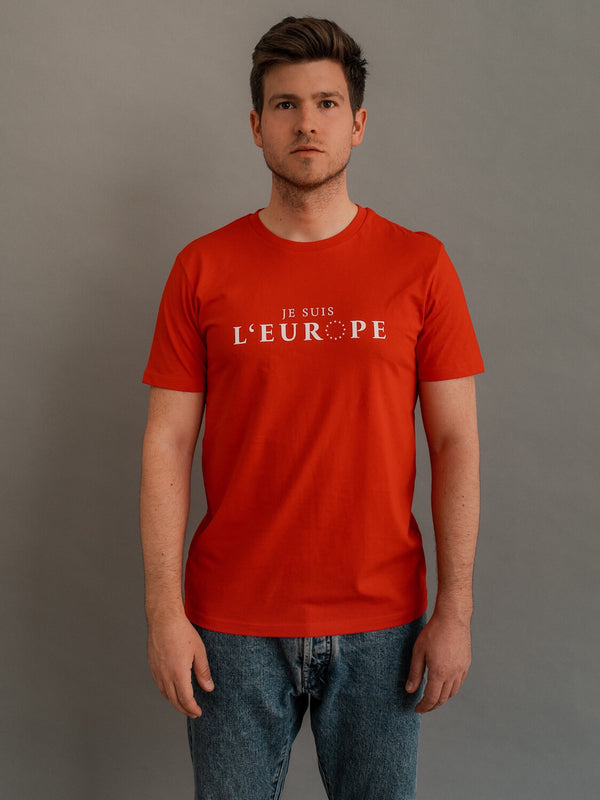 EUROPE T-Shirt Bright Red Unisex